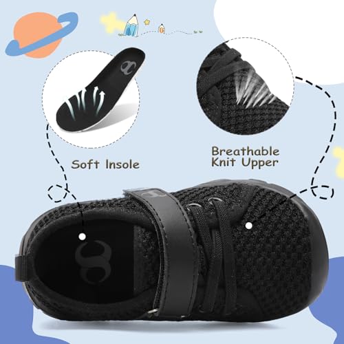 Scurtain Toddler Shoes Kids Girls Boys Tennis Shoes Breathable Slip on Toddler Sneakers Kids Sneakers2