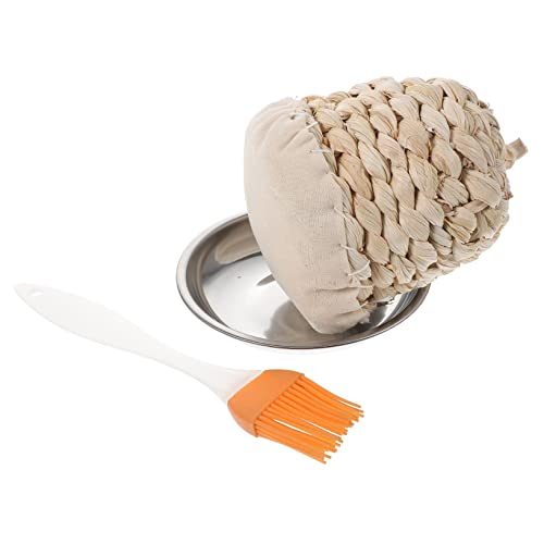 OKUMEYR Grill Oil Applicator Brush Pancake Pan Basting Mop Kitchen Oil Spreading Tool for Cooking