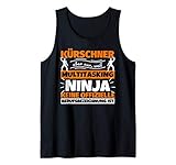 Kürschner Geschenke witzig Kürschner lustiger Spruch Ninja Beruf Kürschner Geschenk Tank Top