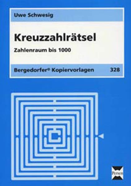 Kreuzzahlrätsel: Übungen zum Zahlenraum bis 1.000 (3. und 4. Klasse)