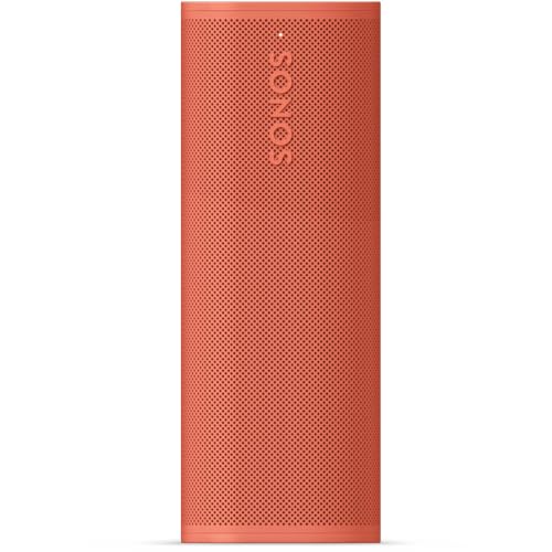 Image of Sonos Roam 2 | Lightweight Portable Waterpoof Speaker with Bluetooth, WiFi, 10 Hour Battery Life and Voice Control for Home and Outdoor Use - Sunset Red