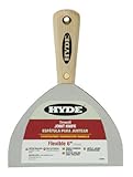 Hyde 07860 Joint Knife, 6-inch Flexible, Hardwood Handle