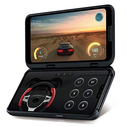 LG V50 ThinQ 128GB LM-V500N Factory Unlocked Smartphone with Dual Screen Cover Case - International Version (Single SIM, GSM Only, No Warranty) (Black)