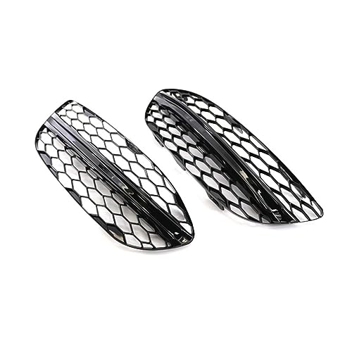 Rejilla de luz antiniebla Mercedes W205 15-18 con barras negro brillante