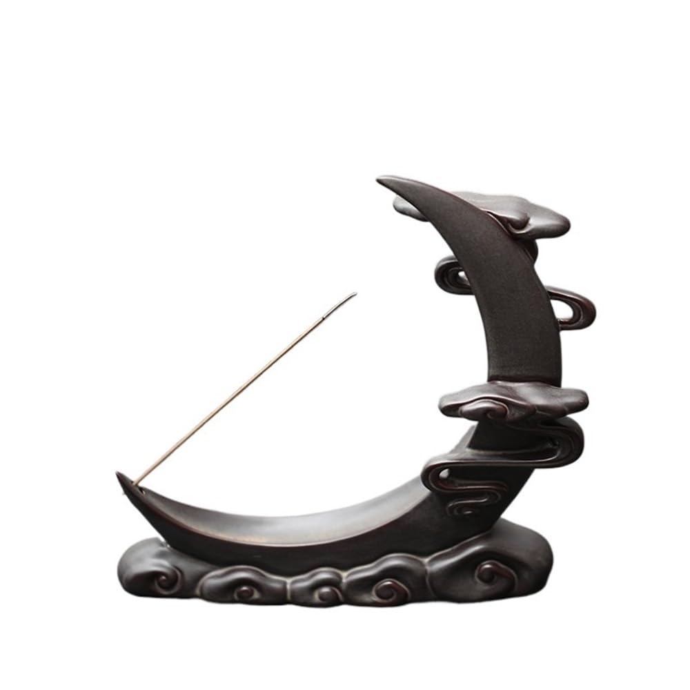 Incense Burner Ceramic Backflow Incense Burner Indoor Creative Decorative Ornament Holder
