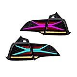  Feu arrière extérieur Pour Tesla Pour Modèle 3 Pour Modèle Y 2018-2022 2023 RGB Voiture Démarrage Animation Feu Arrière X-men Feux Arrière Assemblages Feux Arrière Ensemble Feu Arrière(EUR OF RGB)