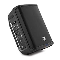 PORTABIITY: Conveniently sized for maximum portability. COMPONENTS: 8" woofer, 1" tweeter, and 100W amplifier for excellent clarity DESIGN: Adjustable placement for optimal sound quality: tilt back, place sideways, mount on a stand. DUARABILITY: Desi...