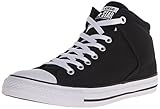 Converse Chuck Taylor All Star Street HIGH TOP Sneaker, Black/White, 10 M US