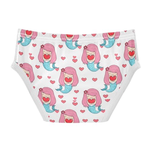 Cute Mermaid Red Heart Toddler Boy's Underwear 2T 202c12942
