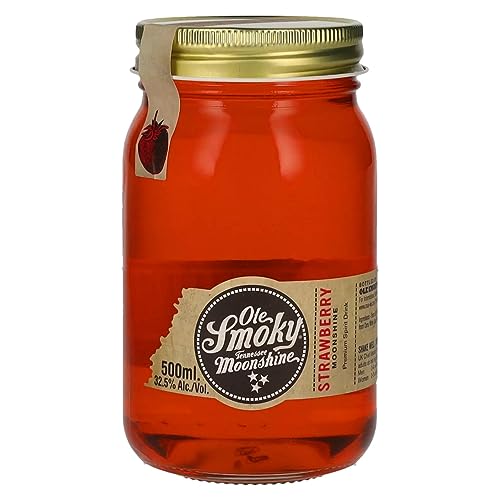 Ole Smoky Strawberry Moonshine | 50cl | 32.5% vol Ole Smoky Strawberry Moonshine | 50cl | 32.5% vol