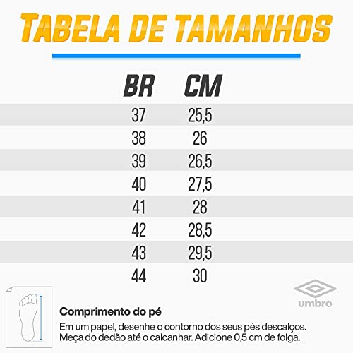 Chuteira Umbro Futsal Sala V Premier Vermelha - Masculina - 39 - Vermelho