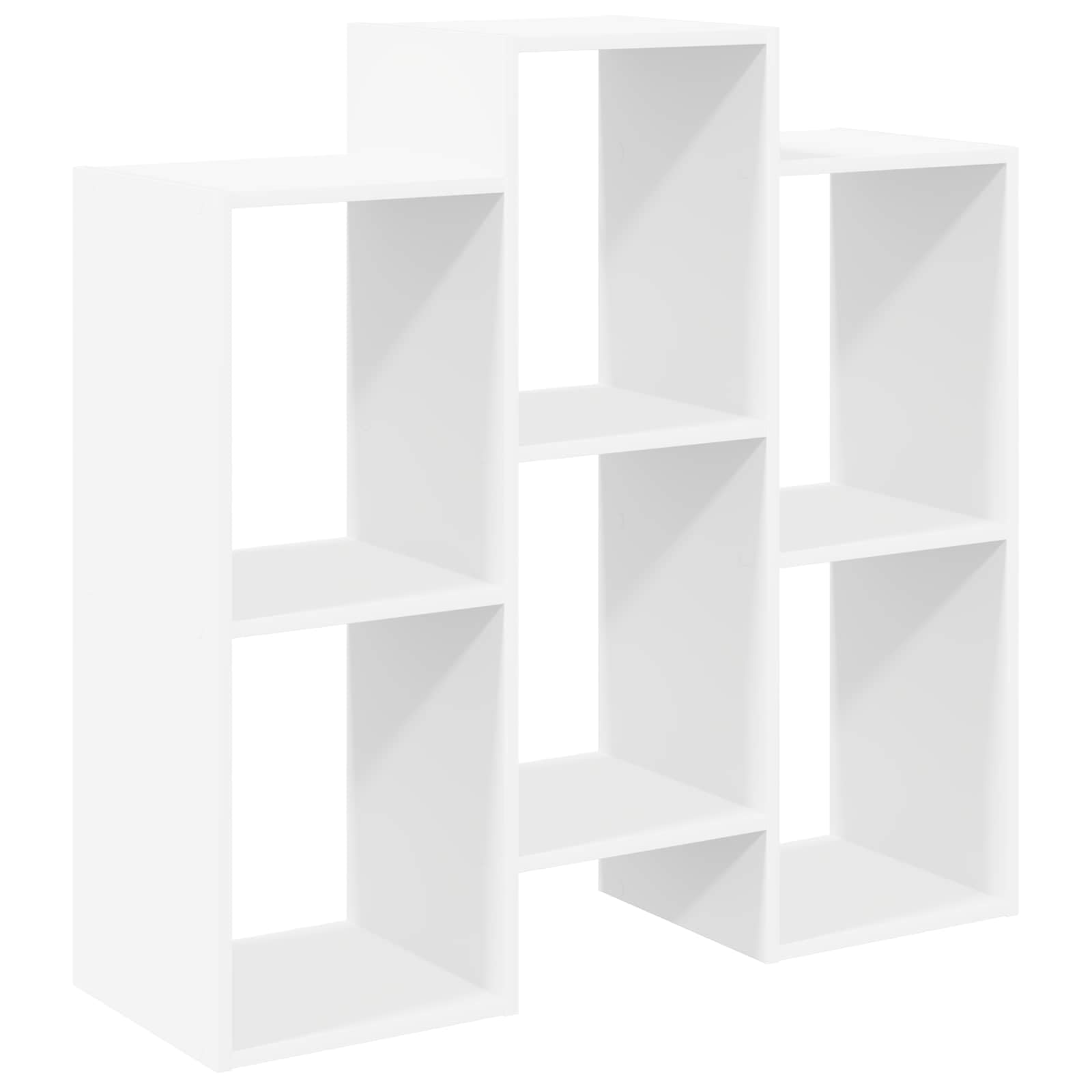 Credenza bianca 90 x 30 x 90 cm, scaffale autoportante