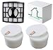 Casa Vacuums Replacement for Shark Rotator Powered Lift-Away Speed & DuoClean NV680 NV681 NV682 NV683 NV800 NV801 NV803 UV810 AX912 QU922Q HEPA & 2 Foam & 2 Felt Filter Kits, Compare to XFF680 XHF680