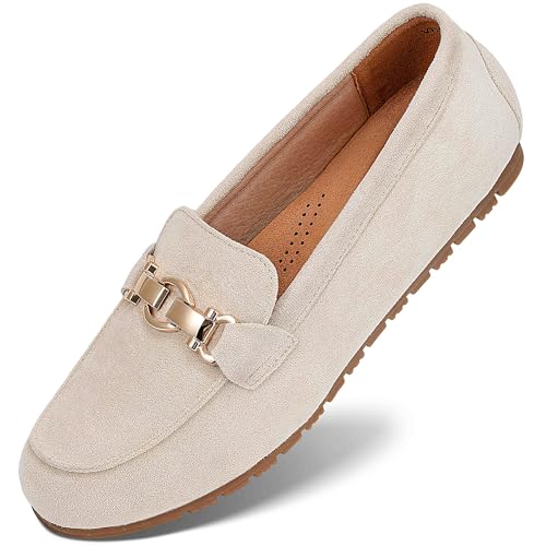 Image of VERDASCO Women's Loafers Comfort Slip-Ons Flat Work Shoes Casual Moccasins Penny Loafers Lady Dress Shoes