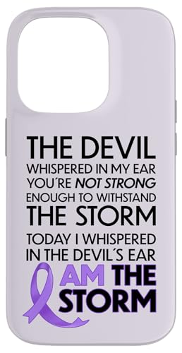 Cancer Warriors I Am The Storm, I Will Survive And Beat It �X�}�z�P�[�X iPhone 14 Pro �p