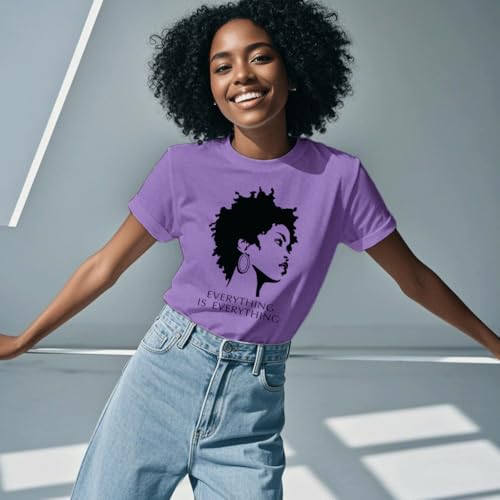 Image of Black History Shirts Black Graphic tees for Men and Women, Magic Fashion Afro American Natural Hair Vintage Melanin T-Shirts