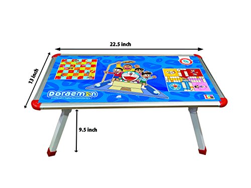 Image of Doraemon Multipurpose Game Table for Kids /Toy Table /Foldable Study Table /Laptop Support Table /Multicolor Toys (Color May Vary from Illustration)
