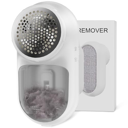 AUSELECT Fabric Shaver - Electric Lint Remover & Shaver for Clothes, USB Rechargeable Sweater Defuzzer, Portable Remove Pilling Trimmer Depiller for Clothing, Furniture, Carpet, Couch, Fuzz & Blanket