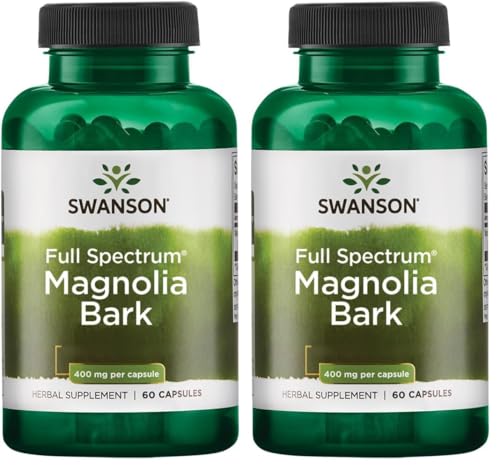Écorce de Magnolia 400mg Swanson : soulager l'anxiété et l'insomnie naturellement