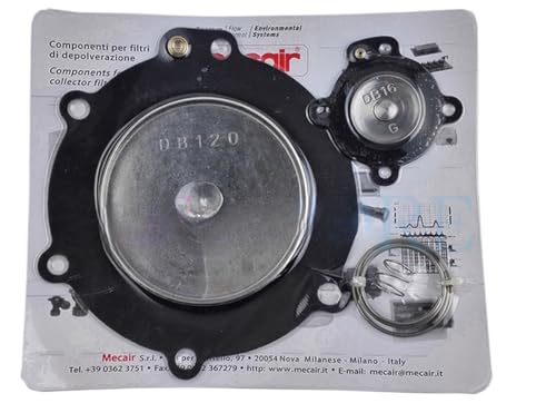 Diaphragm spring MECAIR DB120 solenoid valve high temperature rubber DB16 1PC