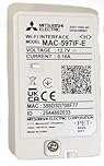 Mitsubishi Module Wi-Fi Electric MAC-597IF-E pour climatiseurs MSZ-HR, télécommande avec application Melcloud Home, compatible avec Amazon Alexa et Google Home, blanc