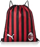 puma acm pro training gym sack borsa da palestra, unisex adulto, tango red black, taglia unica