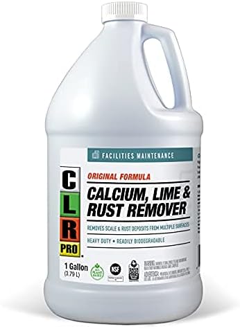 CLR PRO Calcium, Lime and Rust Remover, 1 Gallon Bottle