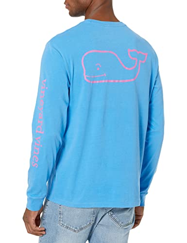 Image of vineyard vines Men's Long Sleeve Vintage Whale Pocket T-Shirt