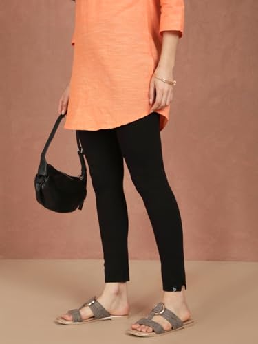 Image of TWIN BIRDS Women Cotton Blend Kurti Pants | Sleek Ethnic Daily Trousers