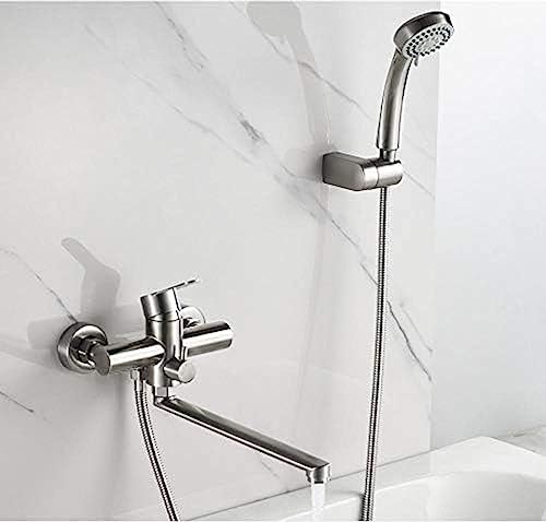 Robinet de baignoire mitigeur avec douchette anti-calcaire