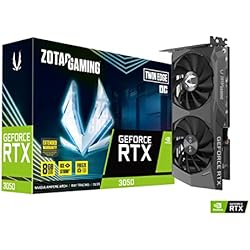 Zotac Nvidia GeForce RTX 3050 Twin Edge OC LHR - Tarjeta gráfica, 8 GB, Color Negro