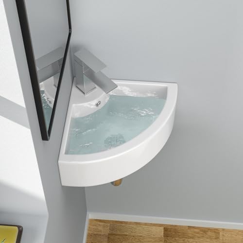 image for Kichae Wall Mount Hang Small Vessel Sink - 18