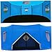 Trampoline Tent 8ft Trampoline Cover, Waterproof Oxford Cloth Trampoline Tent with Window and Skylight, Trampoline Canopy with Zipper and Strap Fit for 6 Straight Pole Trampoline