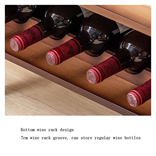 ZZJWMJGC Weinschrank Weinschrank, Lagerweinregalschrank mit 2 Türen und Ablagefach, für Esszimmer und Küche Weinregal 4 ZZJWMJGC Weinschrank Weinschrank, Lagerweinregalschrank mit 2 Türen und Ablagefach, für Esszimmer und Küche Weinregal