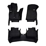 TuxMat Custom Car Floor Mats for BMW X3 2018-2022 Models - Laser Measured, Largest Coverage, Waterproof, All Weather. The Best BMW X3 Accessory (Full Set - Black)