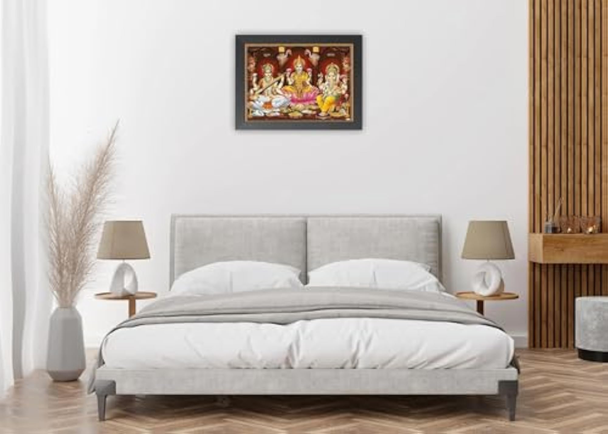 Goddess Laxmiji HD Photo Frame, Wall Hanging