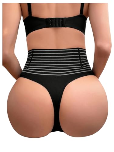SweatyRocks Women's High Waist Cut Out Shapewear Tummy Control Boyshorts Butt Lifter Body Shape Panties Underwear Shorts4