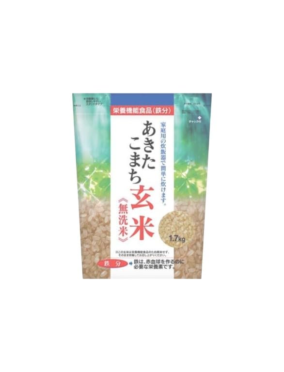 ノーブランド品 秋田県産 あきたこまち 玄米 無洗米（鉄分強化）