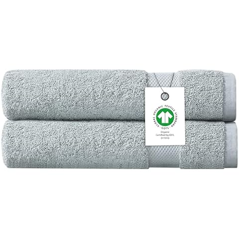 Delara Organic Cotton Quick Dry Bath Sheets Cover