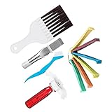 Gatuida 1satz Praktisches Teiliges Zur Reinigung Von Klimaanlagen Edelstahl-kondensator-fin-bürste Kühlschrankreinigungswerkzeug Für Effiziente Wartung Und Längere Lebensdauer