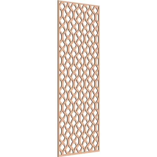 Image of Resort Decorative Pierced Fretwork Wood Wall Panels, 33 3 /8 inchW x 84 3 /8 inchH x 3 /8 inchT, Alder
