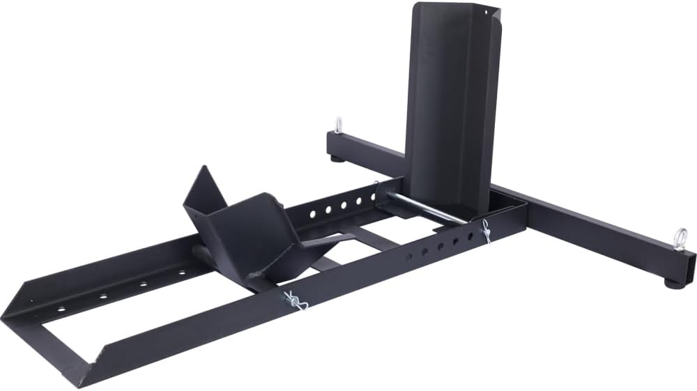 Motorcycle Wheel Chock for Trailer, Heavy-Duty Steel Stand Holds Up to 1800 Lbs, Adjustable Cradle Stop for 15-22 Inch Wheels, Secure Upright Position for Transport, Maintenance & Storage (1800 LBS)