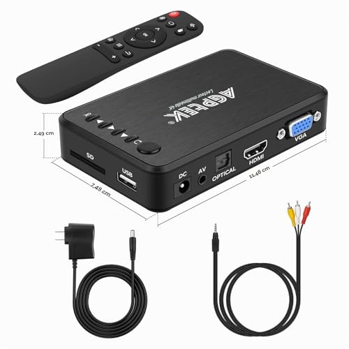 Lecteur multimédia HDMI, 4K@30 Hz, 14 to HDD/clé USB 256 Go/Carte SD/H.265 – vue 9
