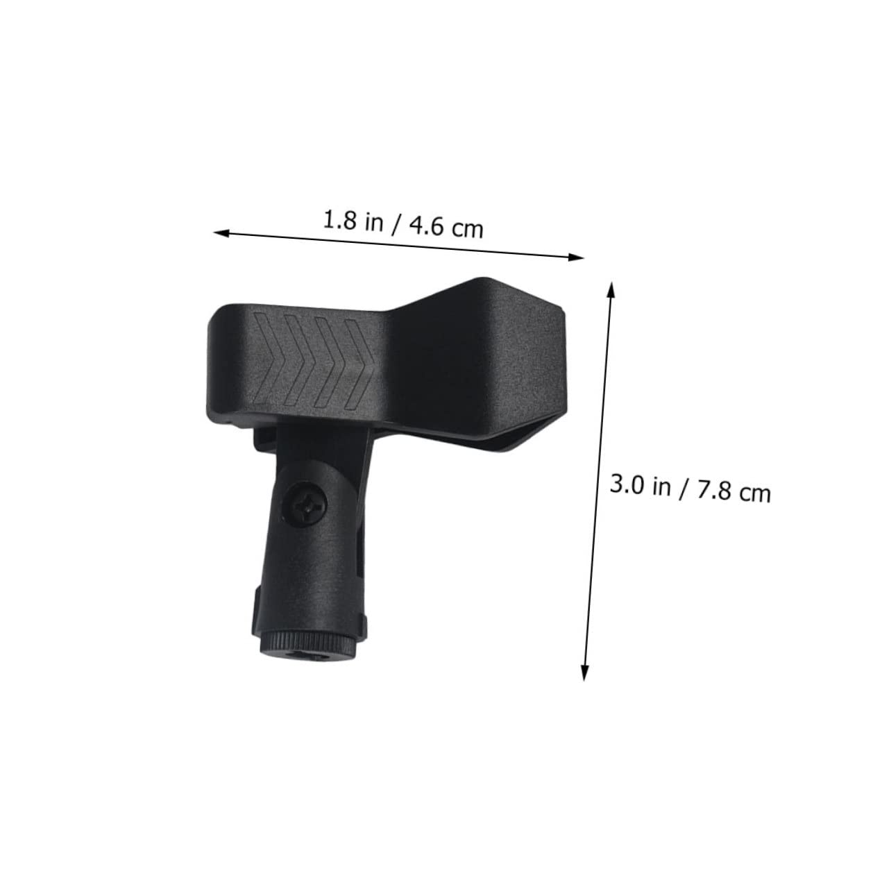 Toddmomy 5Pcs Microphone Clips Durable Mic Holder Clips for Secure Fixing Lightweight Easy to Carry Compatible with Microphones for and Live Use