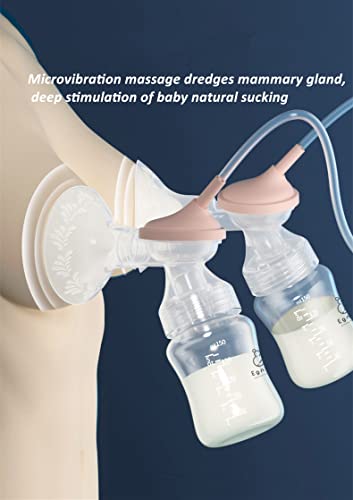 Egnell Double Electric Breast Pump With Milk Bags - Quiet And Portable With 6 Modes And 9 Levels Of Suction - Touch Screen Led Display And Usb Charger #TOP7