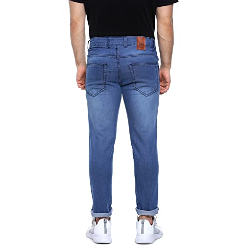 Image of CAHOOT Men's Denim Jeans for Regular Wear | Denim Fabric | Slim Fit | Jeans Crafted with Comfort Fit and High-Performance for Everyday Casual Wear