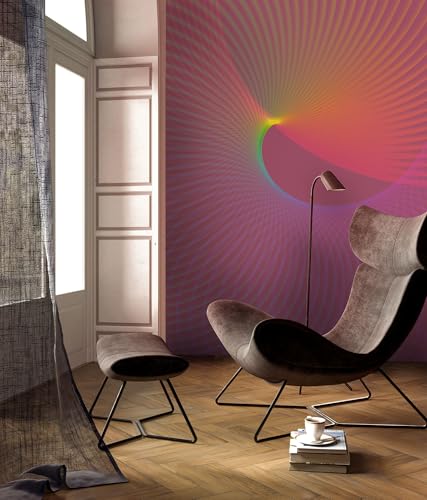 Komar Vlies Fototapete - Frequenz - Größe 200 x 250 cm - Tapete, Wanddekoration, Wohnzimmer, Schlafzimmer, Büro