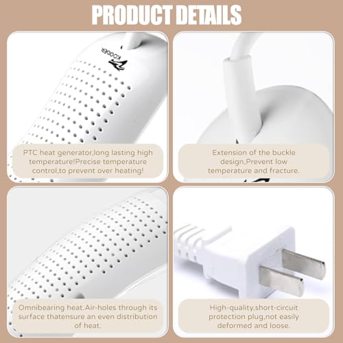 KOODER Boot Dryer,Shoe Dryer,Foot Dryer ! Eliminate bad odor and dry shoes! - Thumbnail 3