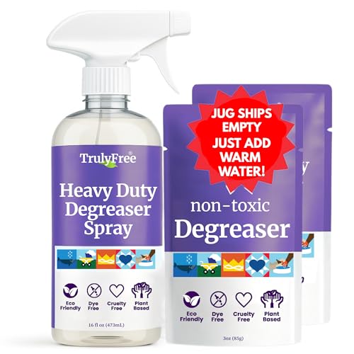 Truly Free Heavy Duty Degreaser- Grease Remover & Grime Cleaner