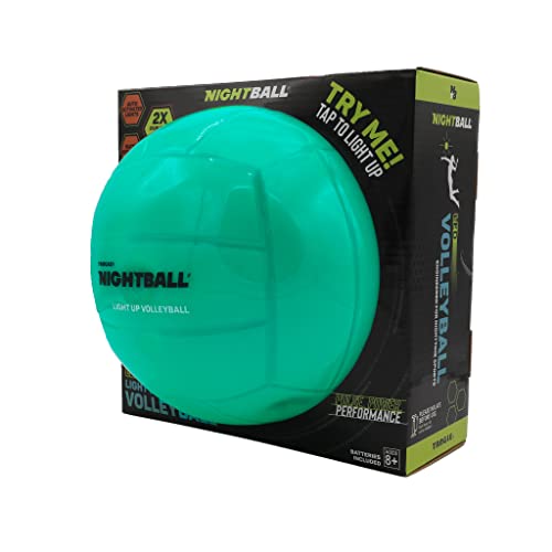 Nightball Volleyball Led Volleyball - Light Up Glow In The Dark Volleyball - Outdoor Volleyball For Teens - Teenage Old Gift - Volleyball Gear (Teal) #TOP6